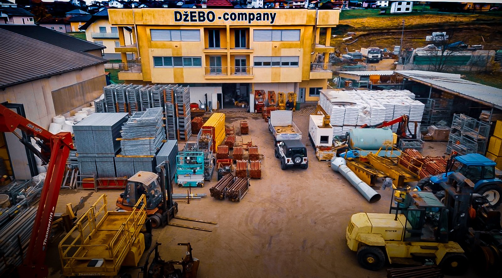 Compania DŽEBO — Cumpărați sau închiriați echipamente pentru lucrări de construcții